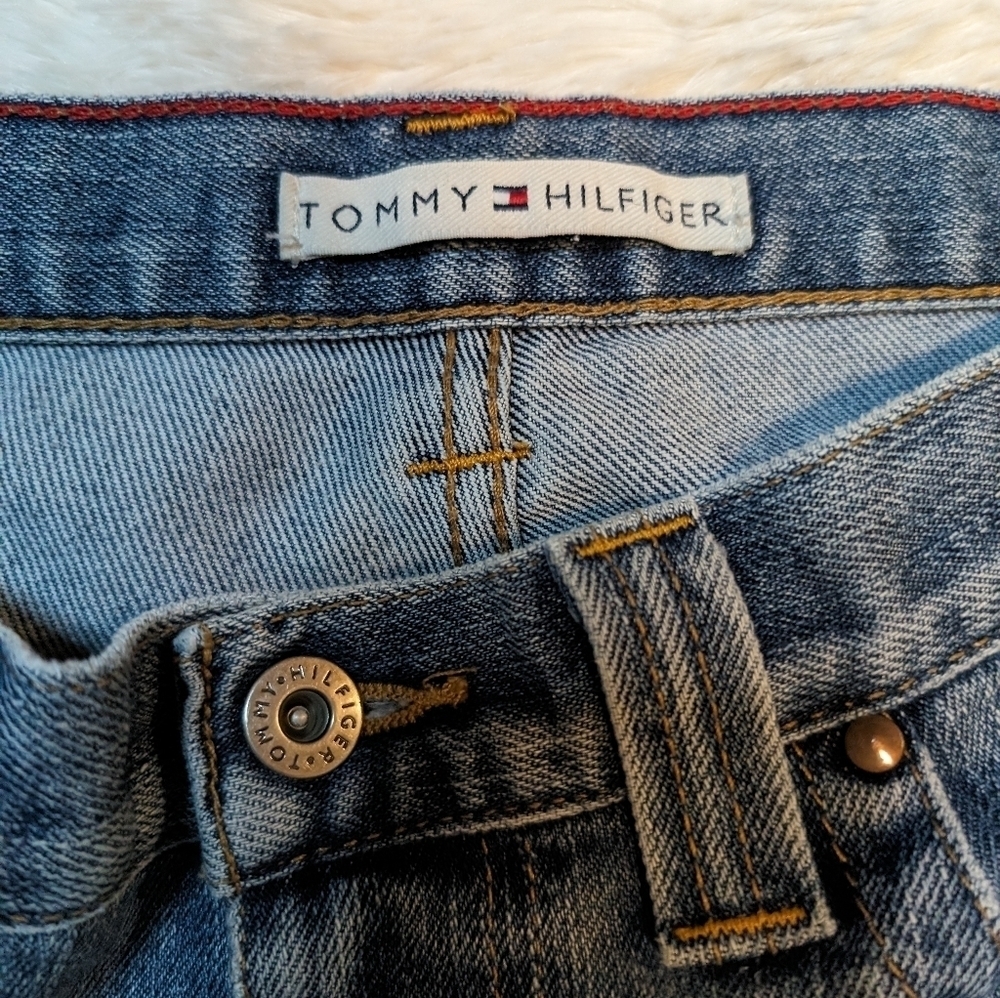 Tommy Hilfiger Cropped Midrise Jeans Misses SZ 8 - Picture 5 of 11